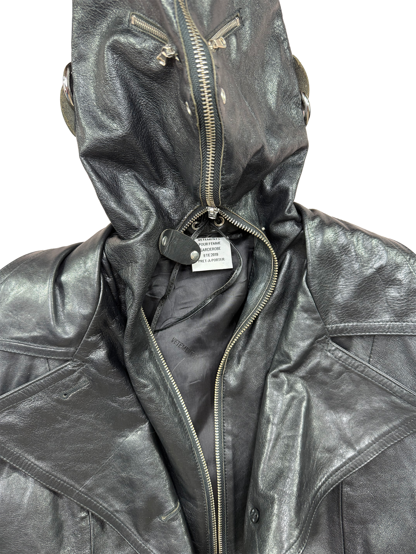 Vetements Gimp Leather Jacket - Size Medium