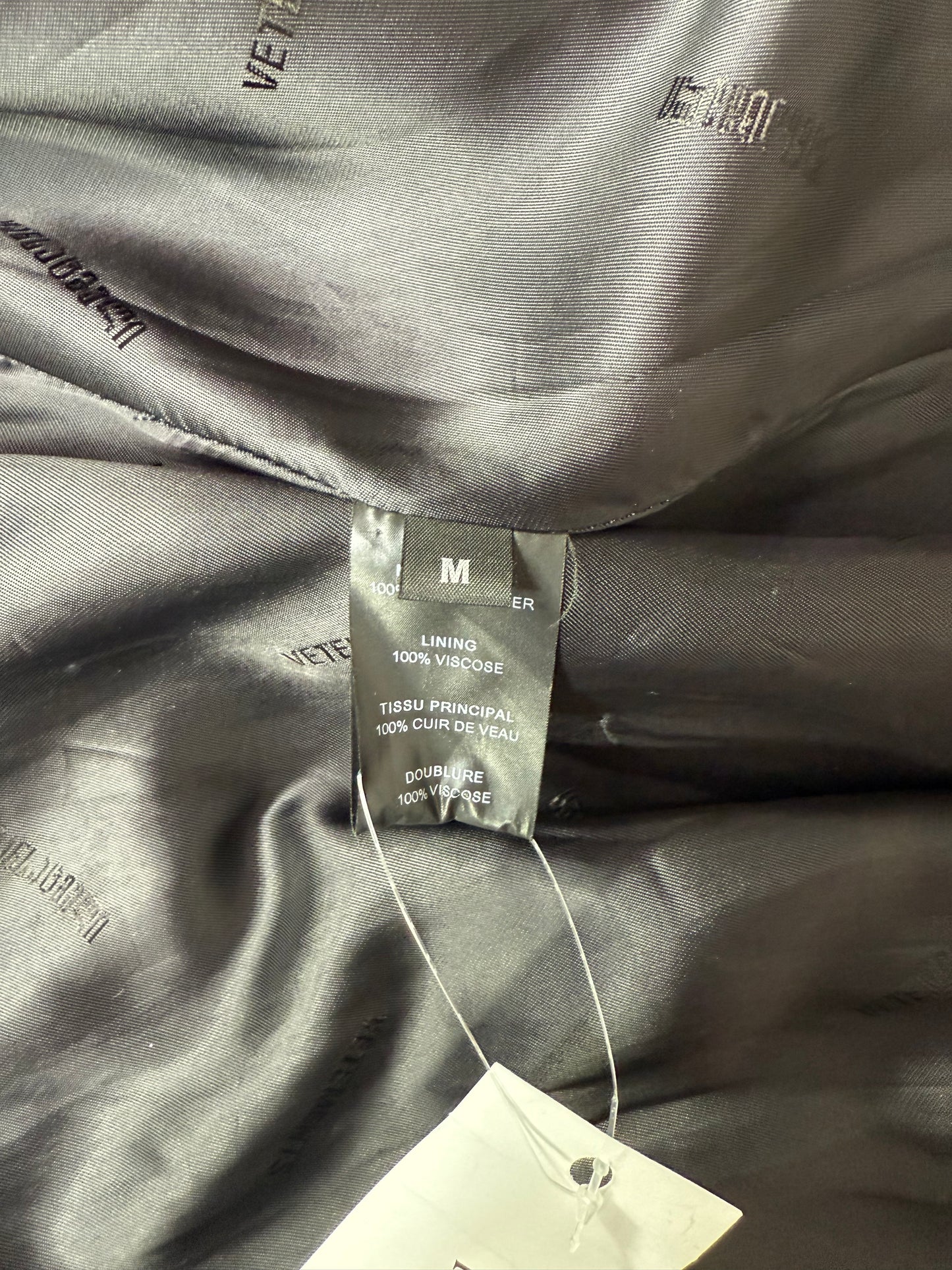 Vetements Gimp Leather Jacket - Size Medium