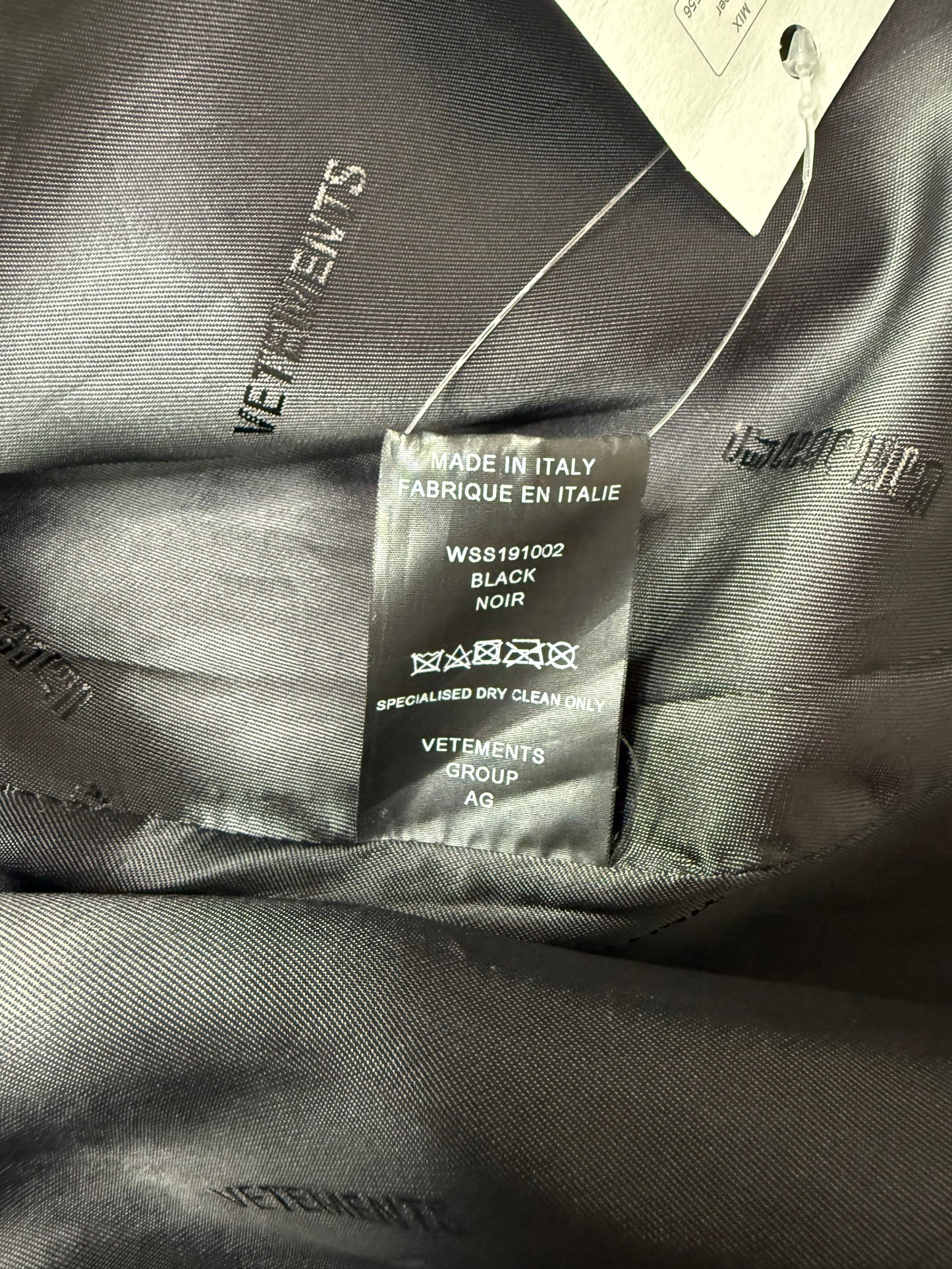 Vetements Gimp Leather Jacket - Size Medium