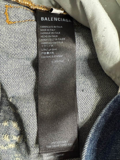 Balenciaga Super Destroyed Jeans – Blue Size - 34