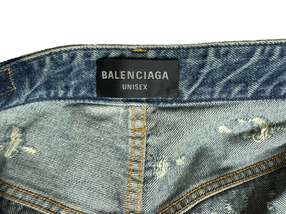 Balenciaga Super Destroyed Jeans – Blue Size - 34
