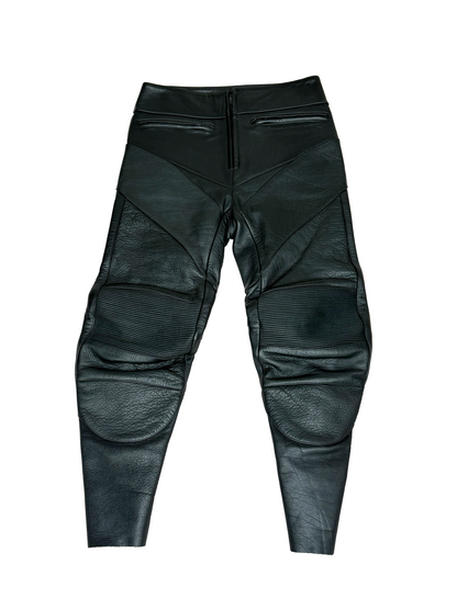 Vetements AW16 Calf Leather Moto Pants Size - 30