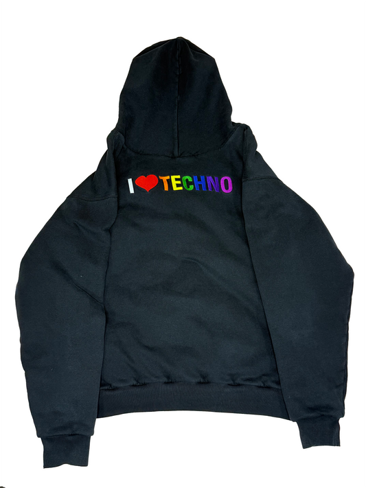 Balenciaga SS 2019 I love Techno Hoodie Size - S