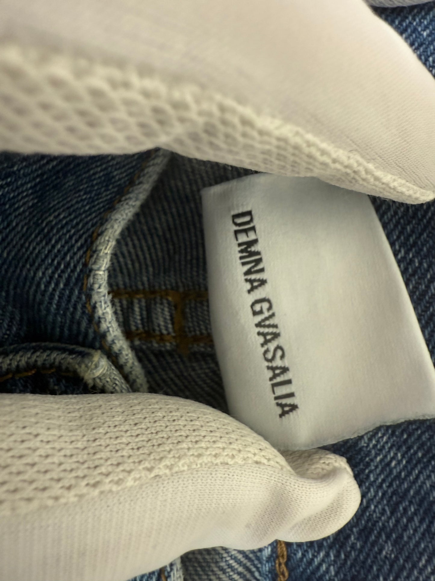 Vetements AH19 "Error" Print Denim Jeans - Size 32