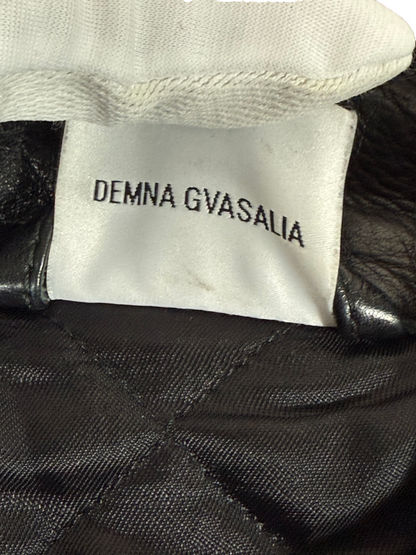 Vetements Calf Leather Moto Jacket Size - S