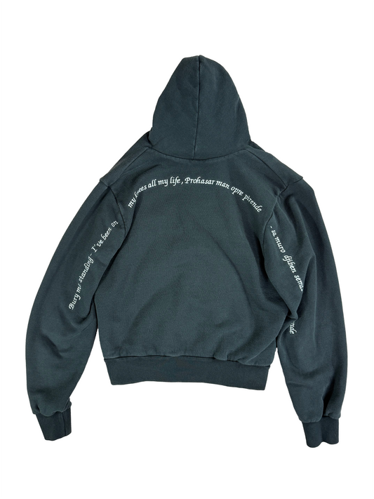 Vetements Gypsy Proverb Zip-Up Hoodie - Size L