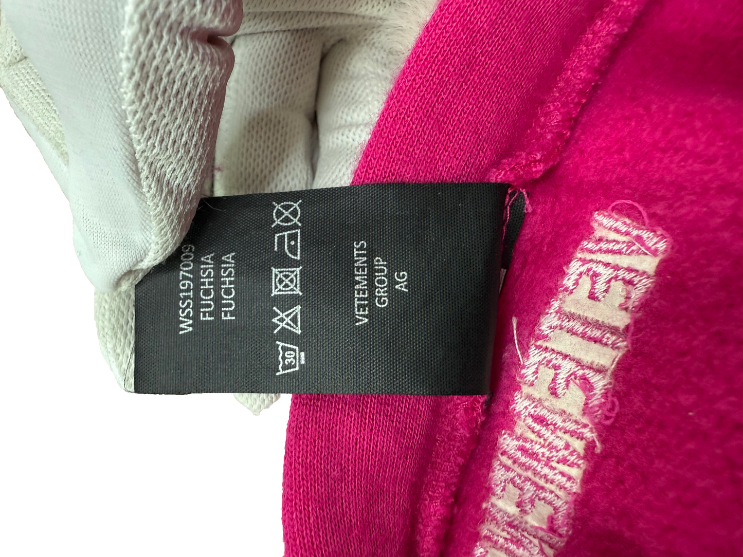 Vetements SS19 Pink Flare Sweatpants