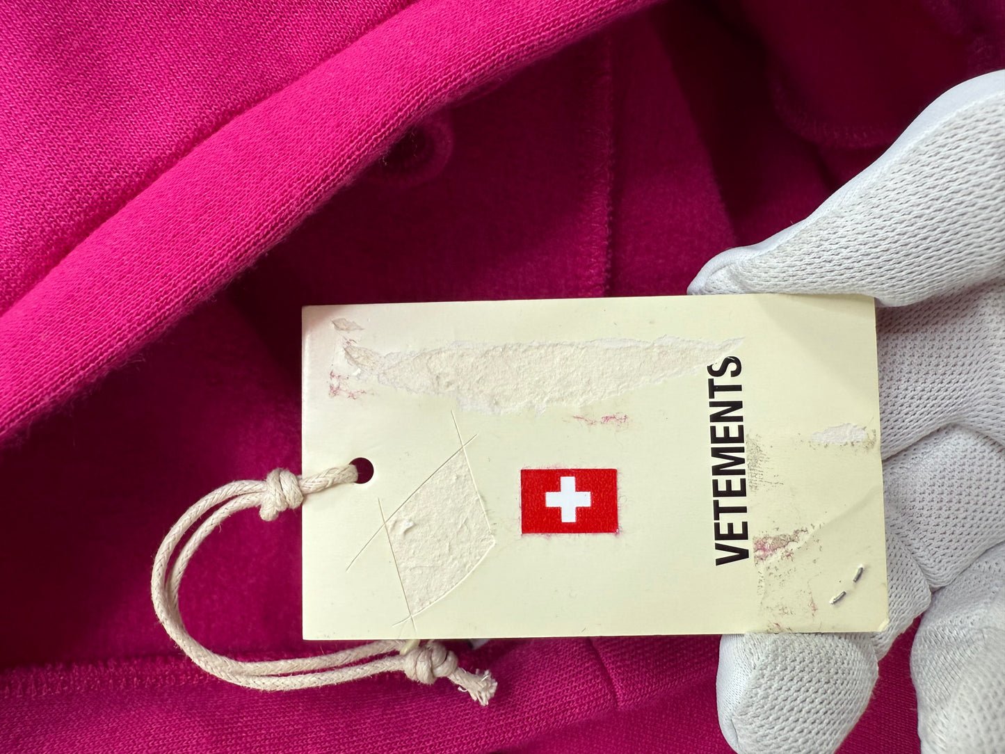 Vetements SS19 Pink Flare Sweatpants