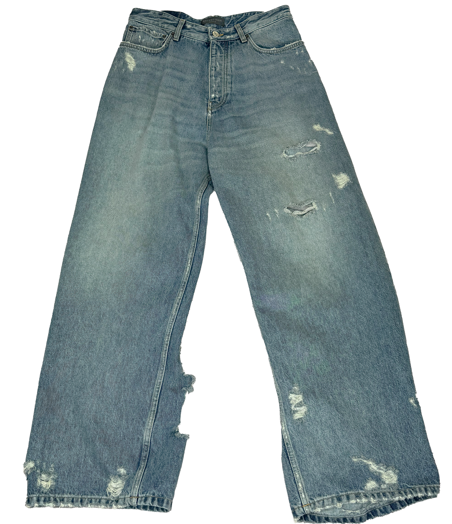 Balenciaga Super Destroyed Jeans – Blue Size - 34