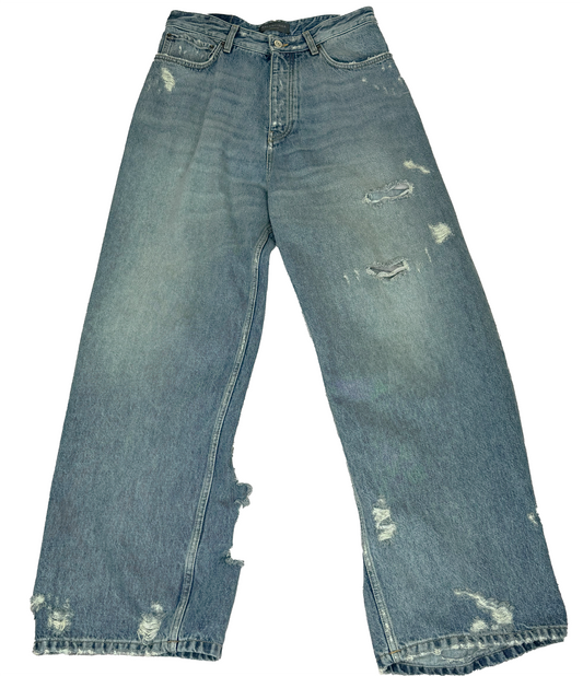 Balenciaga Super Destroyed Jeans – Blue Size - 34